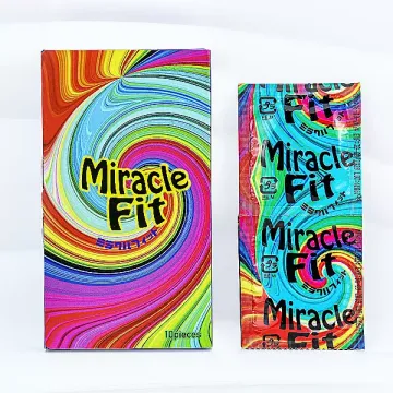 Bao cao su Sagami Miracle Fit cỡ 49mm siêu mỏng hộp 10 bao