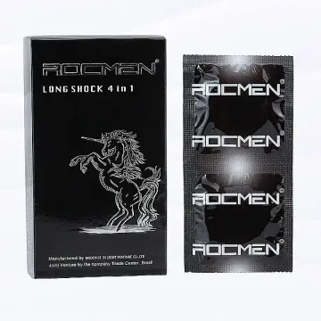 Bao cao su ROCMEN Long Shock 4 in 1 giúp phái mạnh kiểm soát tốt hơn thời điểm xuất tinh