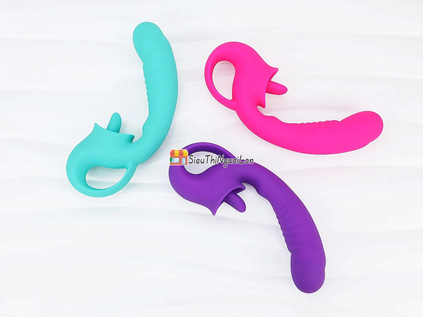 Dương vật giả rung liếm lưỡi 2 trong 1 mang đến trải nghiệm đa điểm