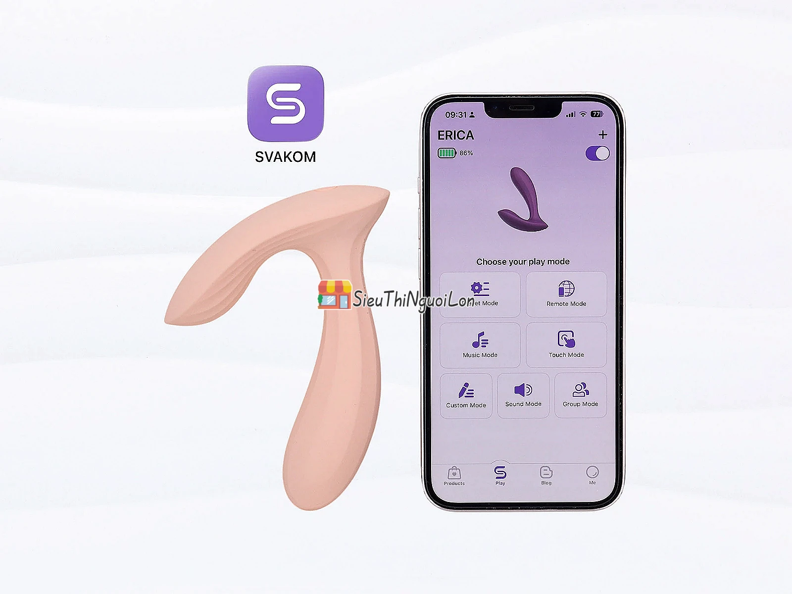 Máy massage quần lót Svakom Erica điều khiển bằng App