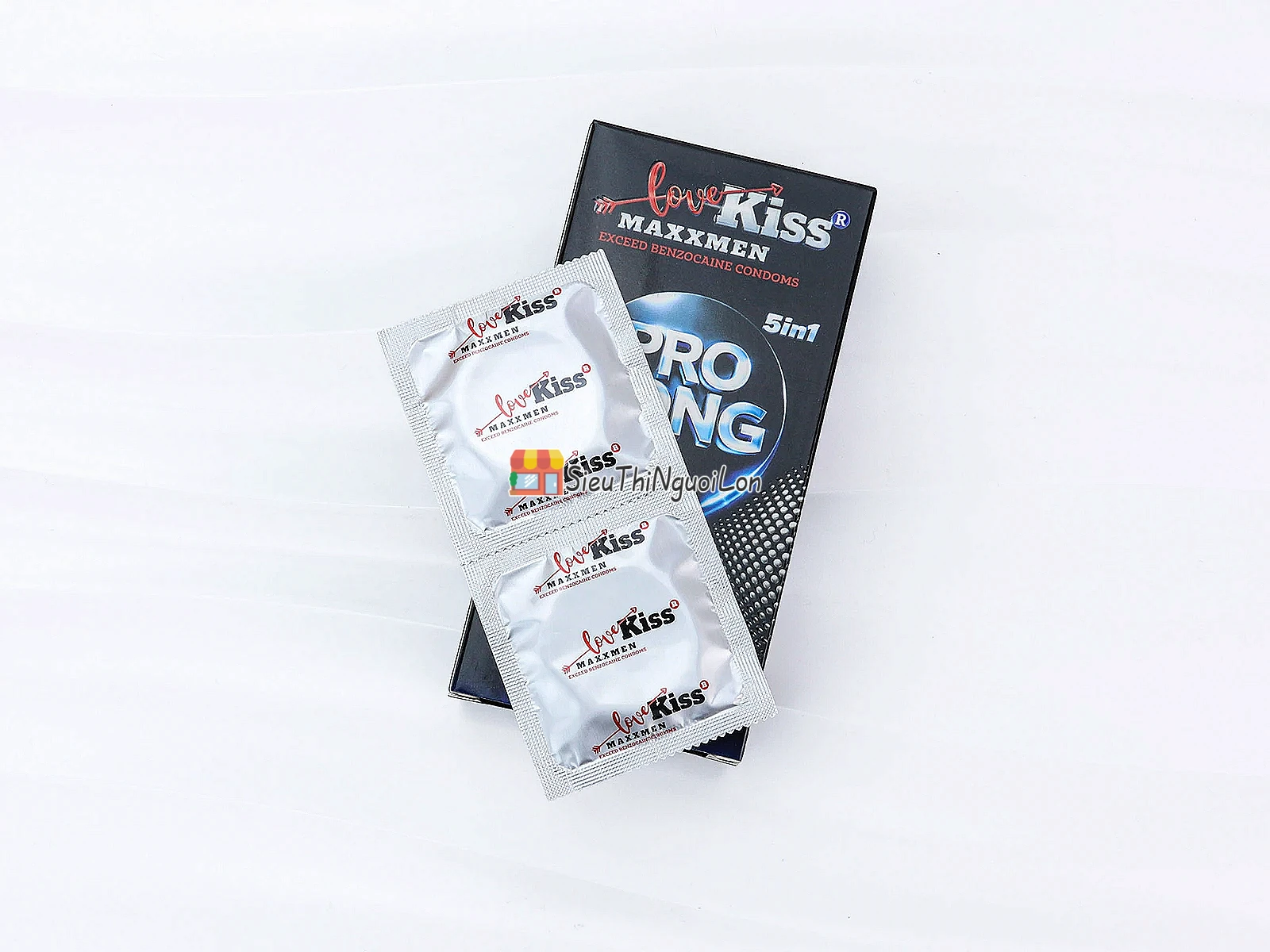 Bao cao su Love Kiss Maxxmen Pro Long 5in1 kéo dài cuộc yêu, thăng hoa cảm xúc