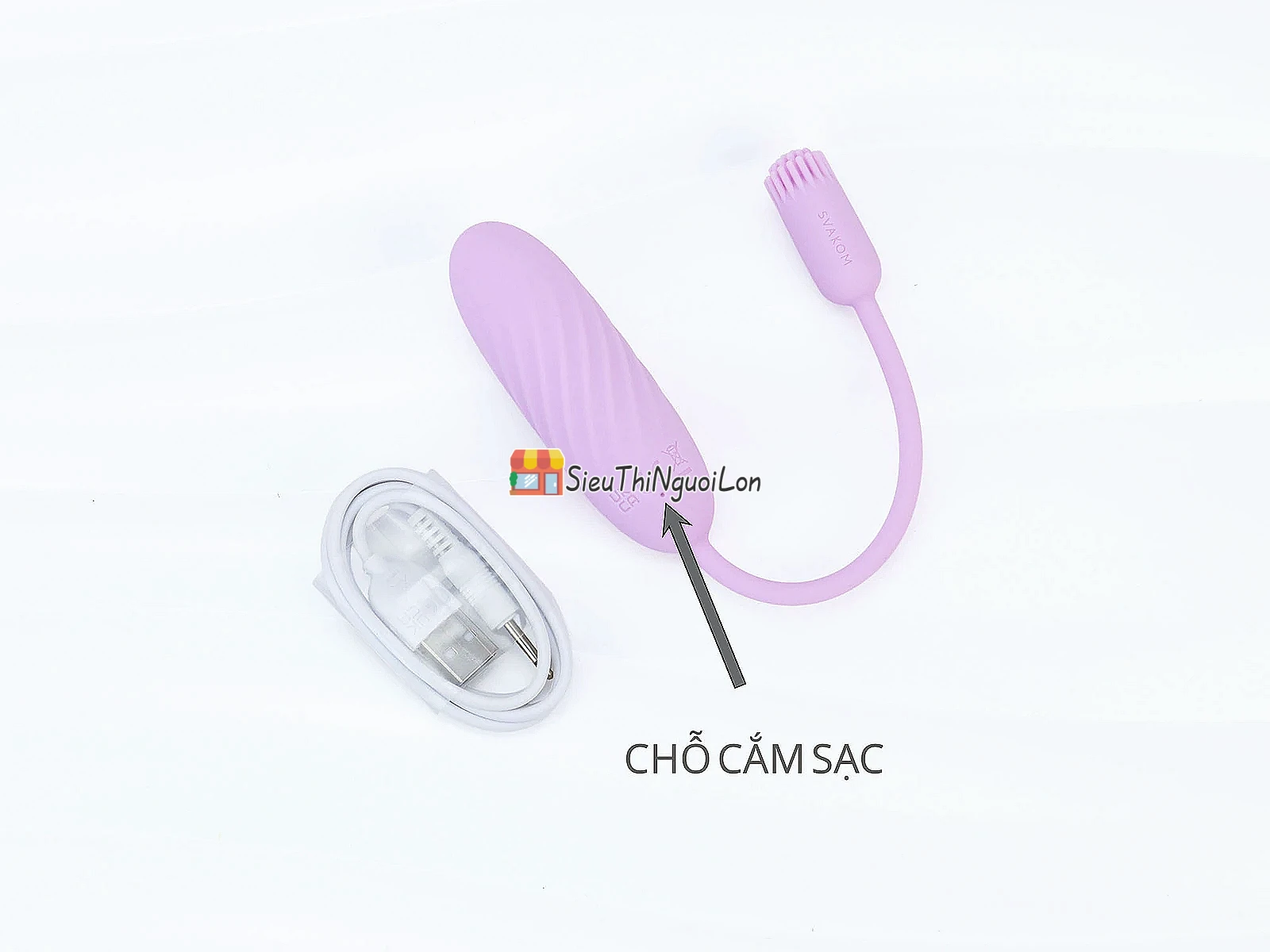 SVAKOM Plume trứng rung đuôi cọ mềm điều khiển qua App