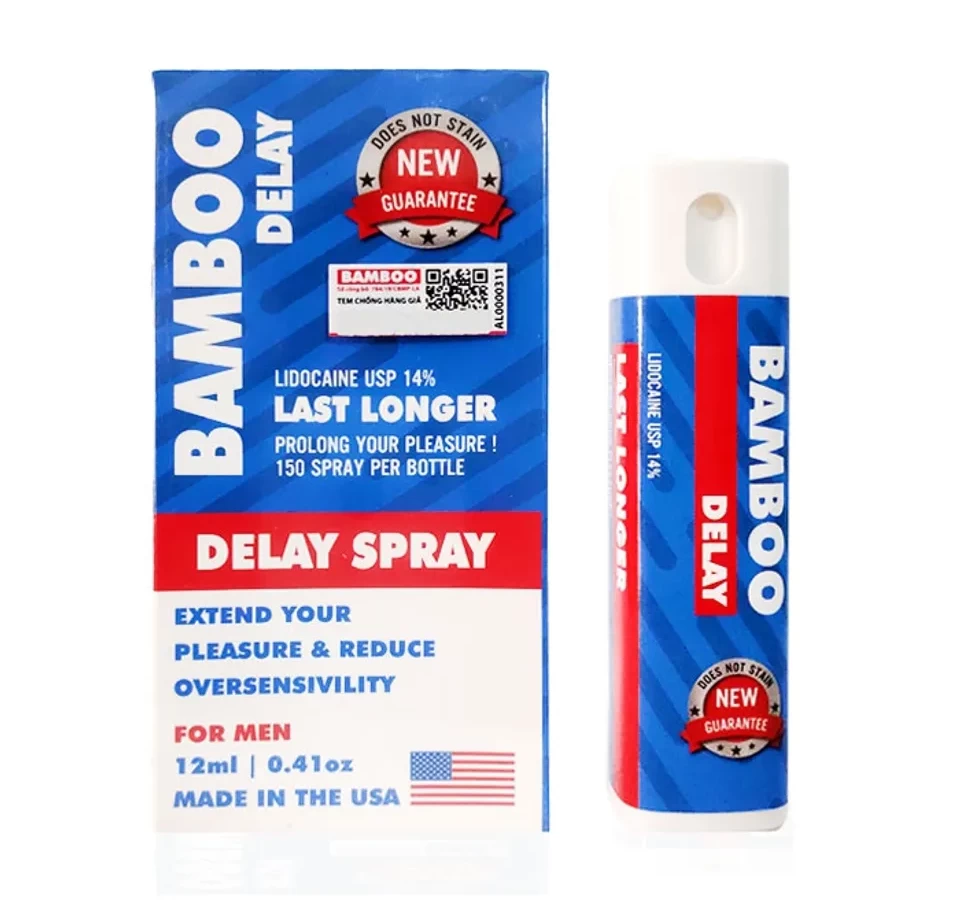 Chai xịt chống xuất tinh sớm Bamboo Delay Spray12ml