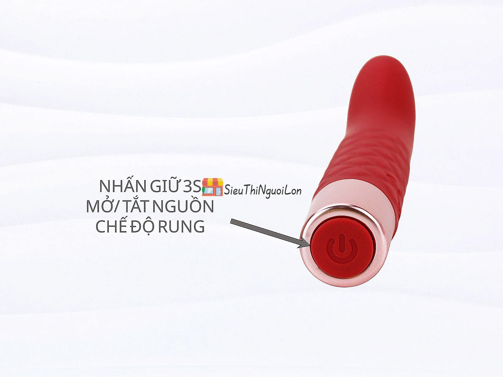 Que rung kích thích điểm G thiết kế cong rung mạnh mẽ