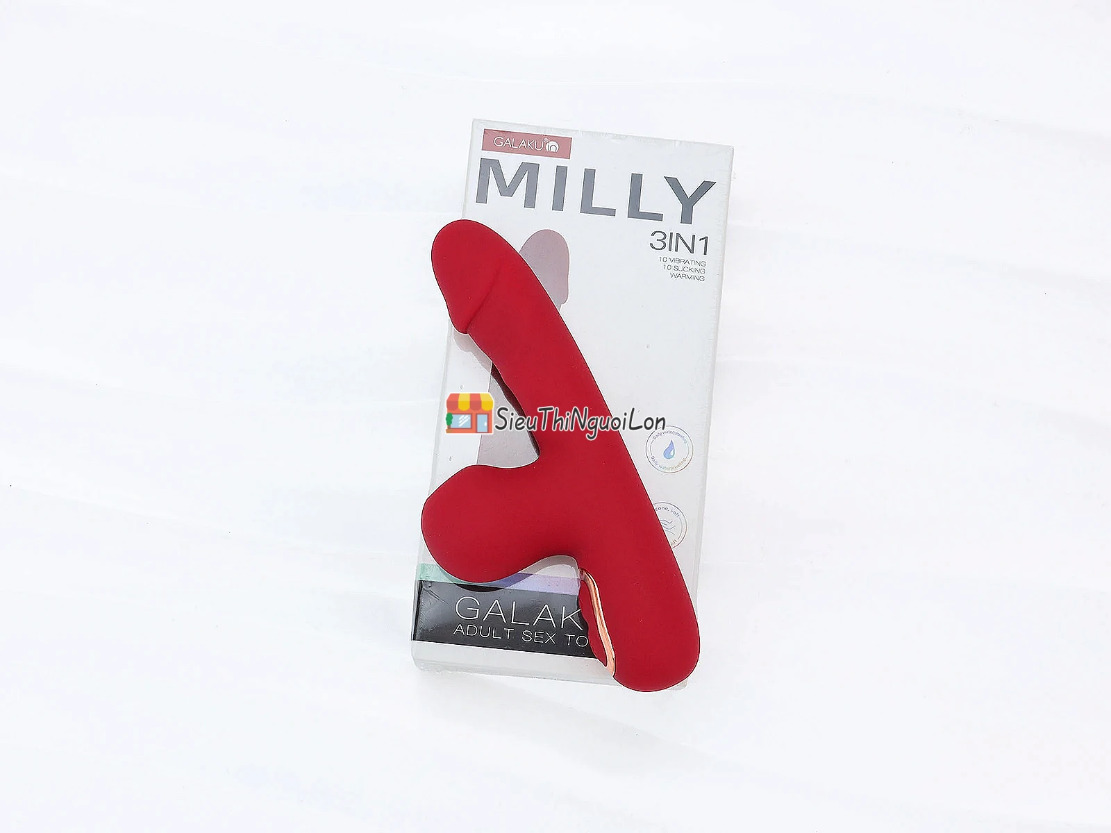 Dương vật giả đa năng Milly nhỏ gọn, tiện lợi với nhiều chế độ rung hút massage