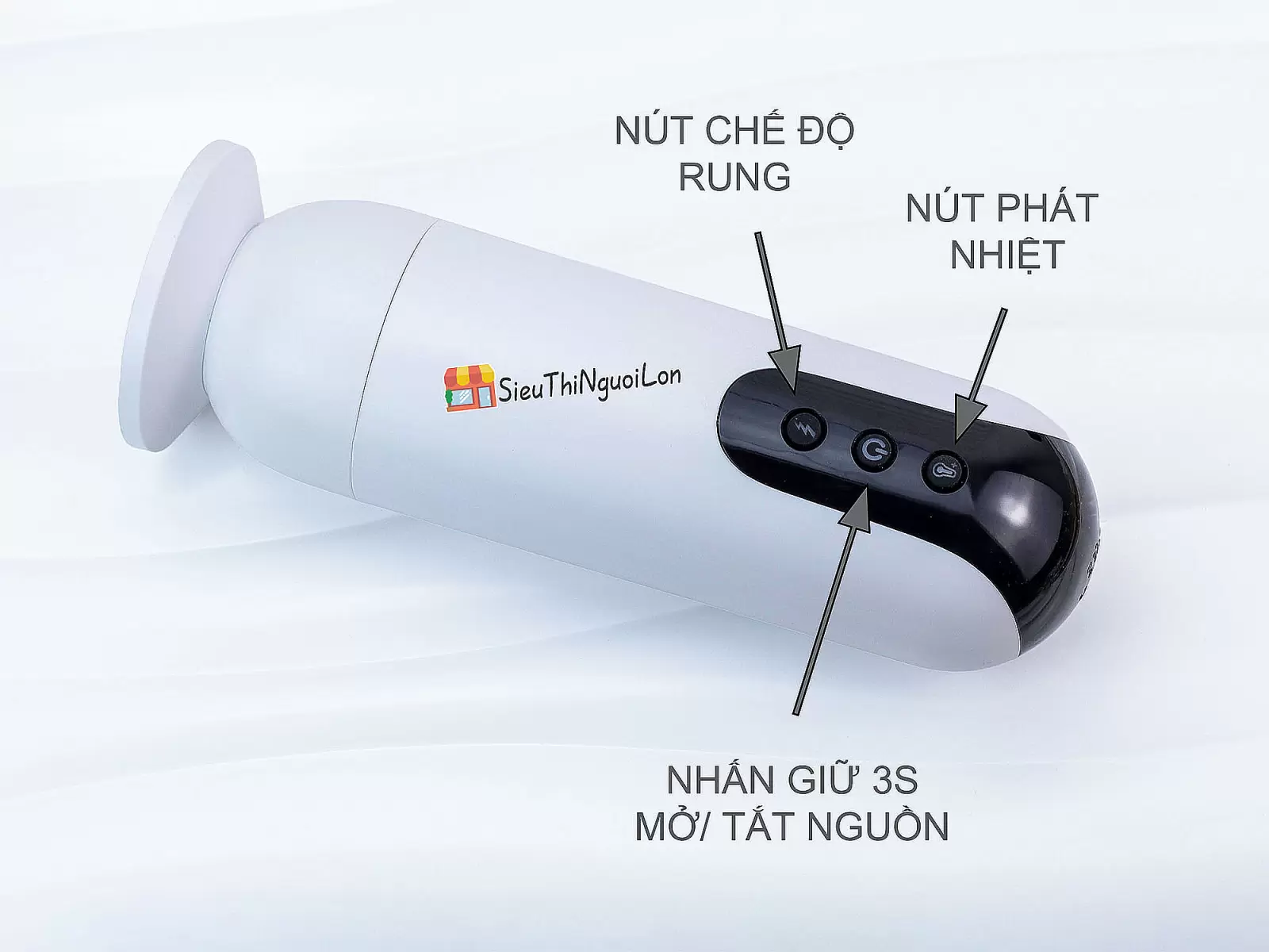 Âm đạo giả XingKong rung phát nhiệt ấm nóng