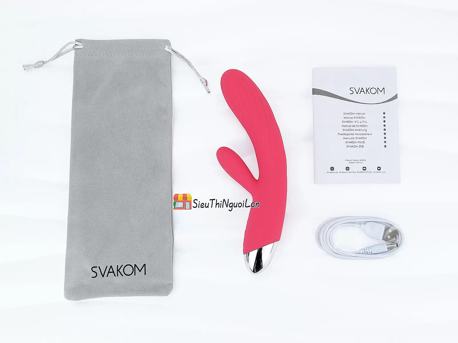 Mát xa điểm G Svakom Angel rung phát nhiệt sưởi ấm