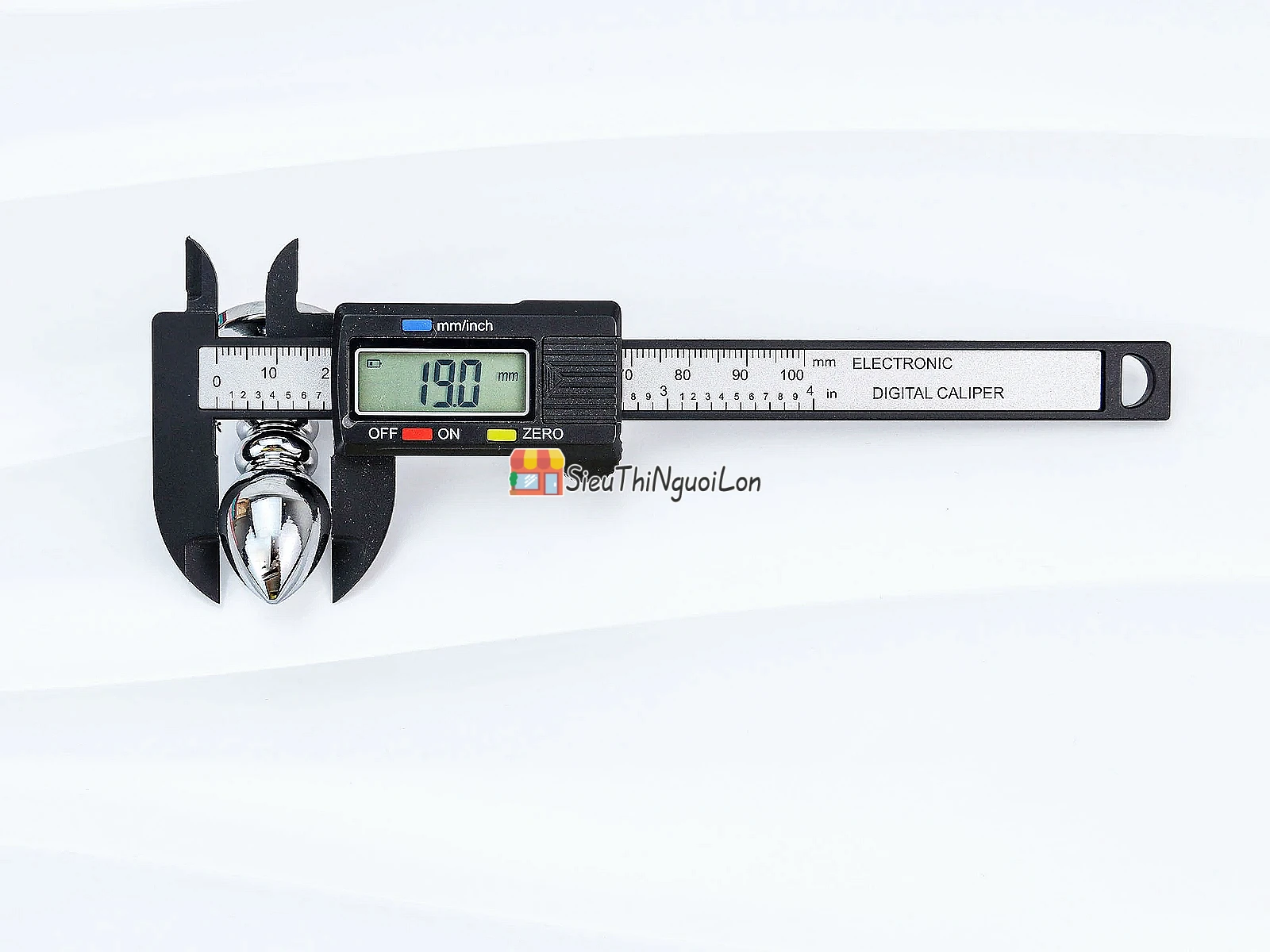 Đồ chơi kích hậu Inox xoắn ốc đuôi pha lê màu cam