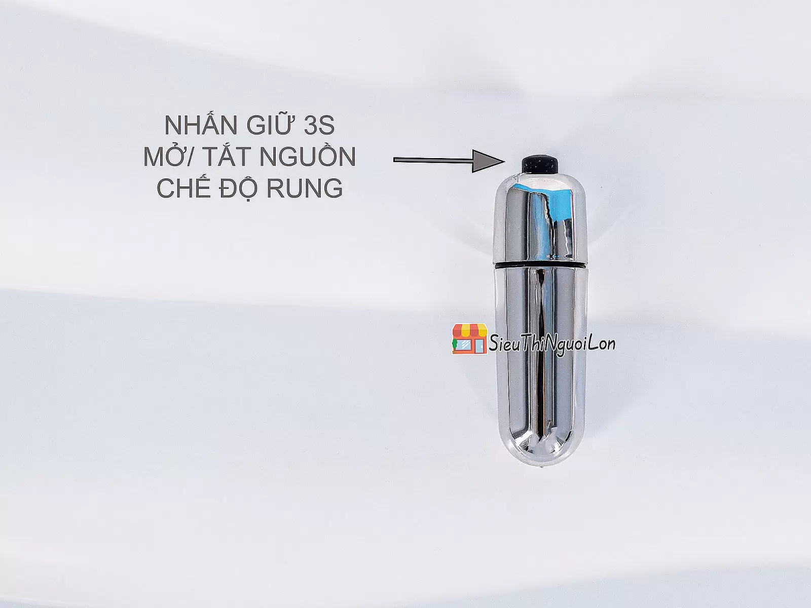 Cục rung tình yêu viên đạn pin rời