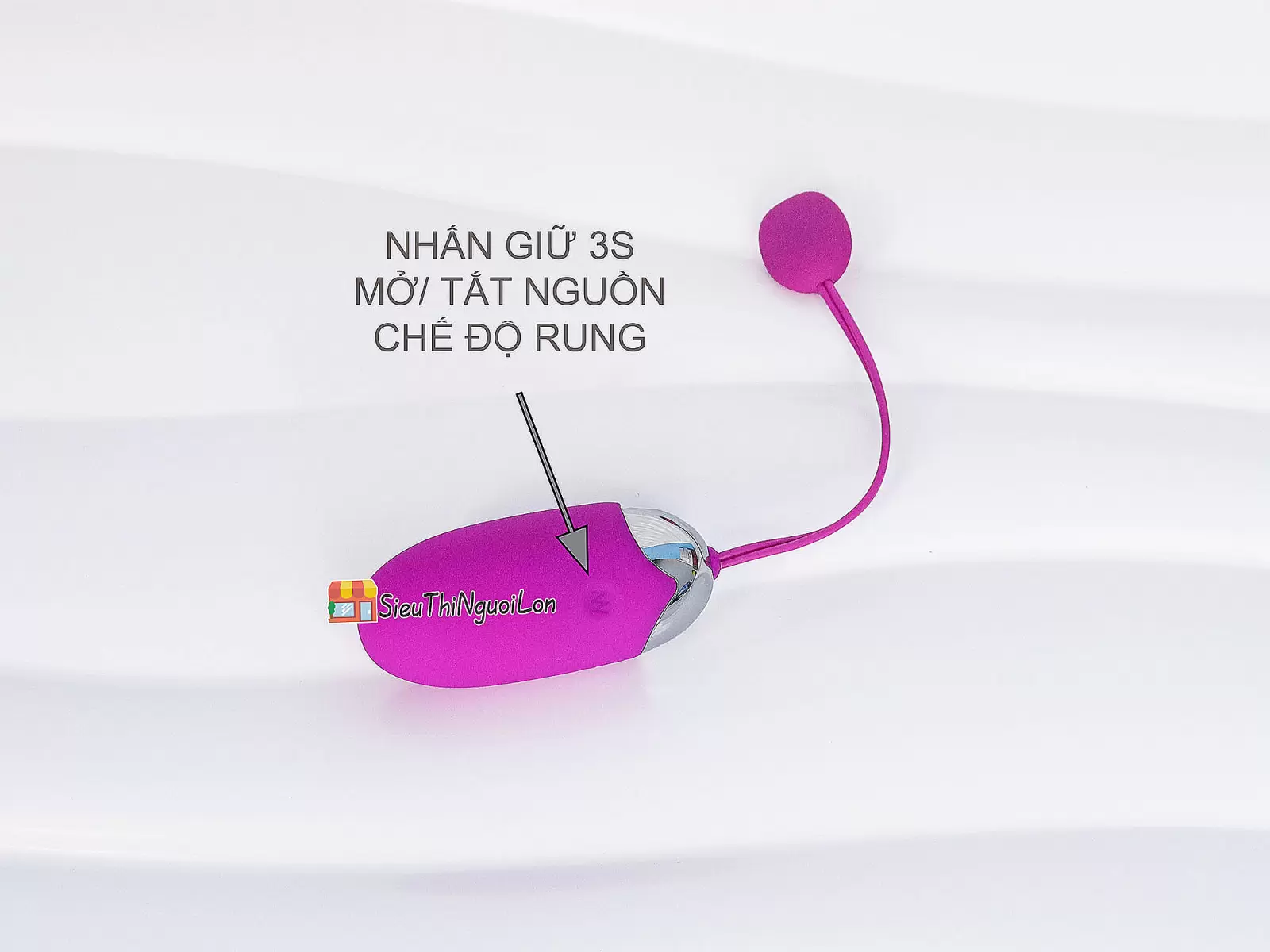 Trứng rung tình yêu cực mạnh Pretty love Abner điều khiển bằng smartphone