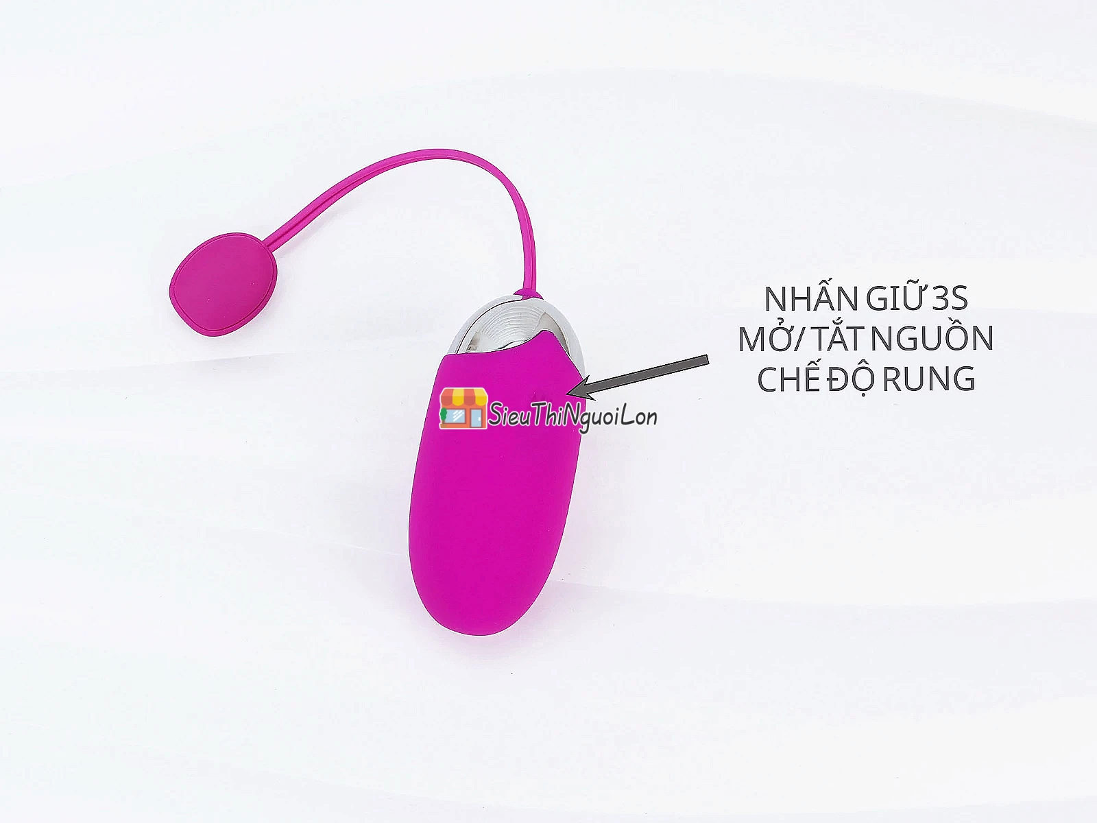 Trứng rung tình yêu cực mạnh Pretty love Abner điều khiển bằng smartphone