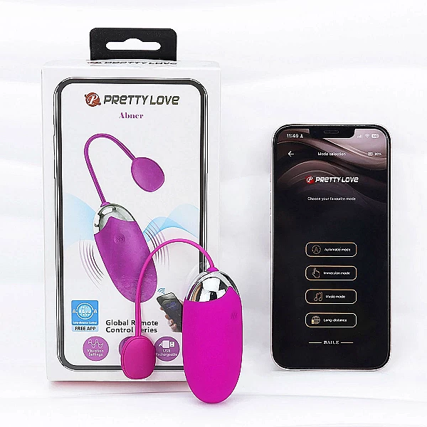 Trứng rung tình yêu cực mạnh Pretty love Abner điều khiển bằng smartphone