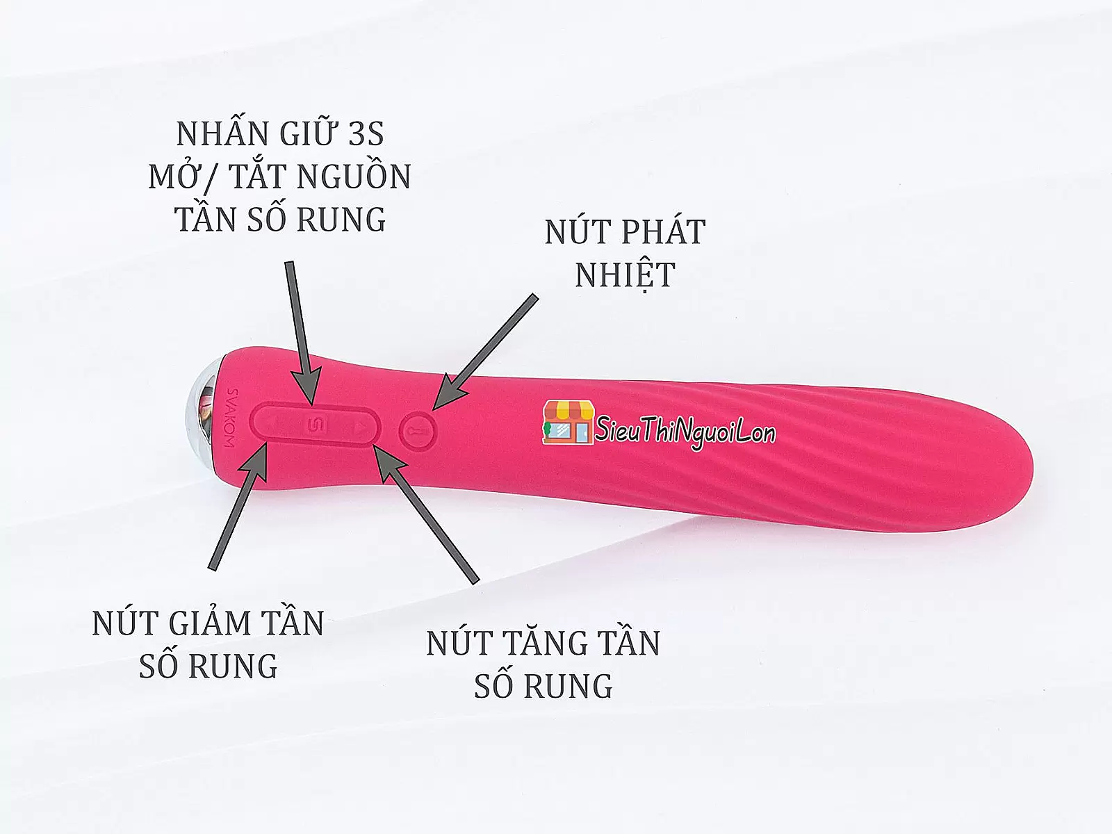 Máy mát xa tình yêu Svakom Anya pin sạc phát nhiệt