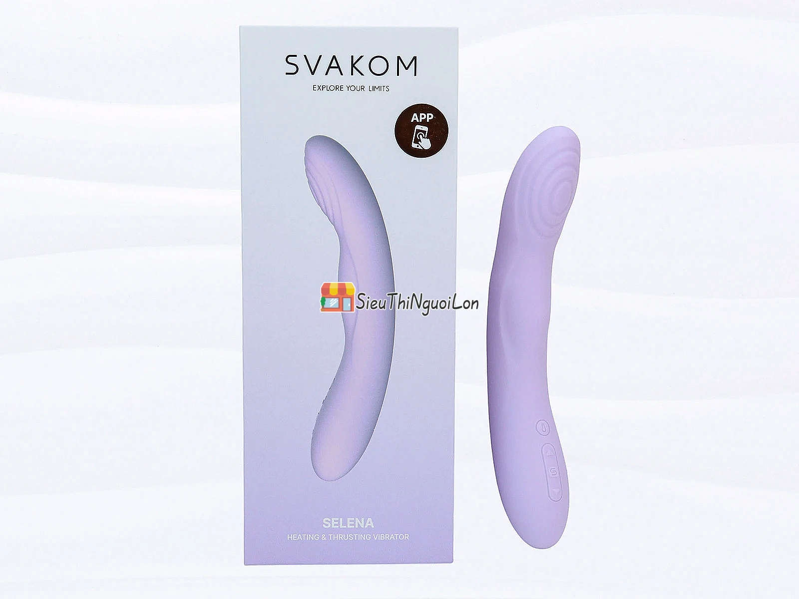 Máy massage SVAKOM Selena rung thụt sưởi ấm điều khiển App cao cấp