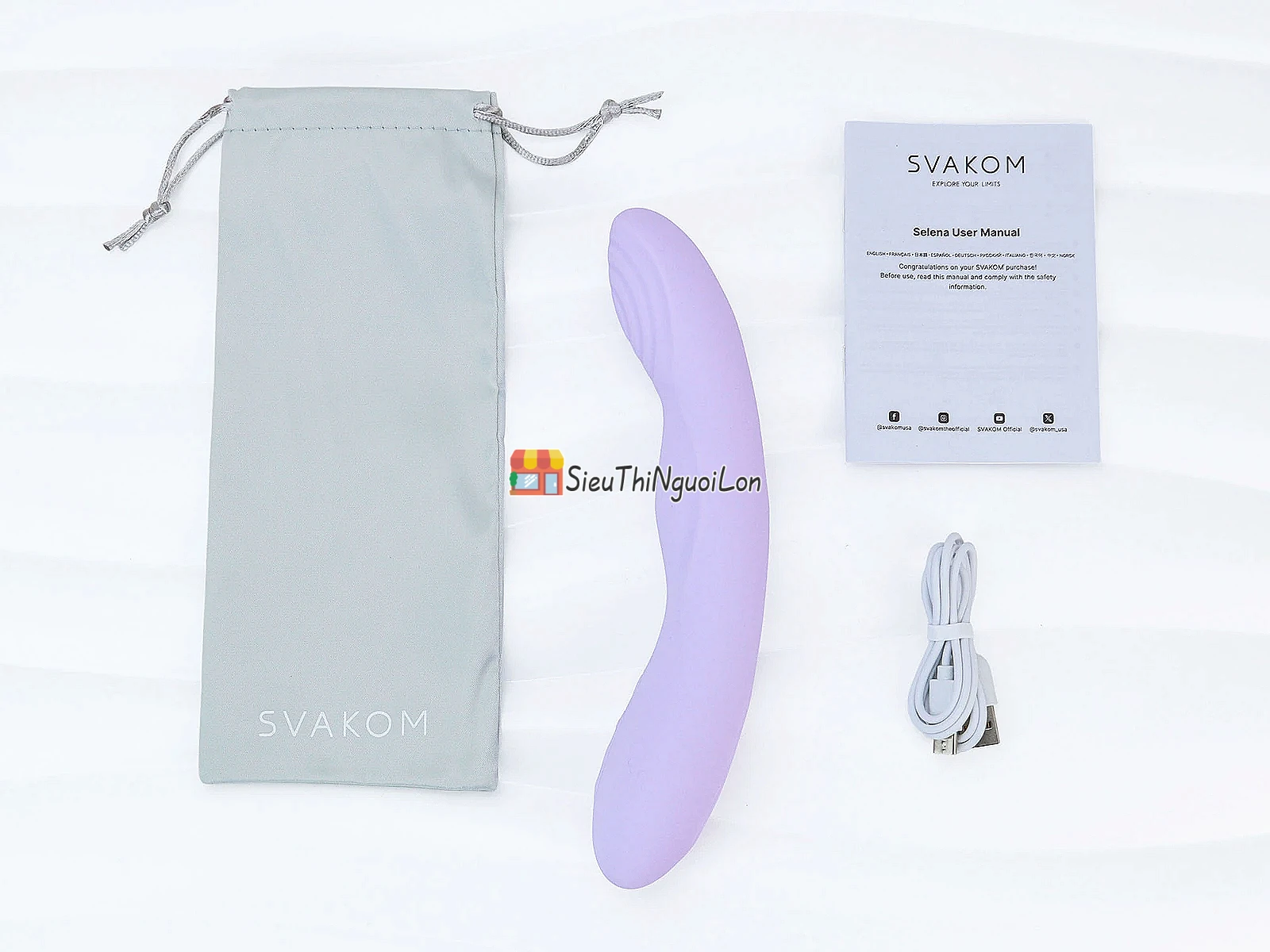 Máy massage SVAKOM Selena rung thụt sưởi ấm điều khiển App cao cấp