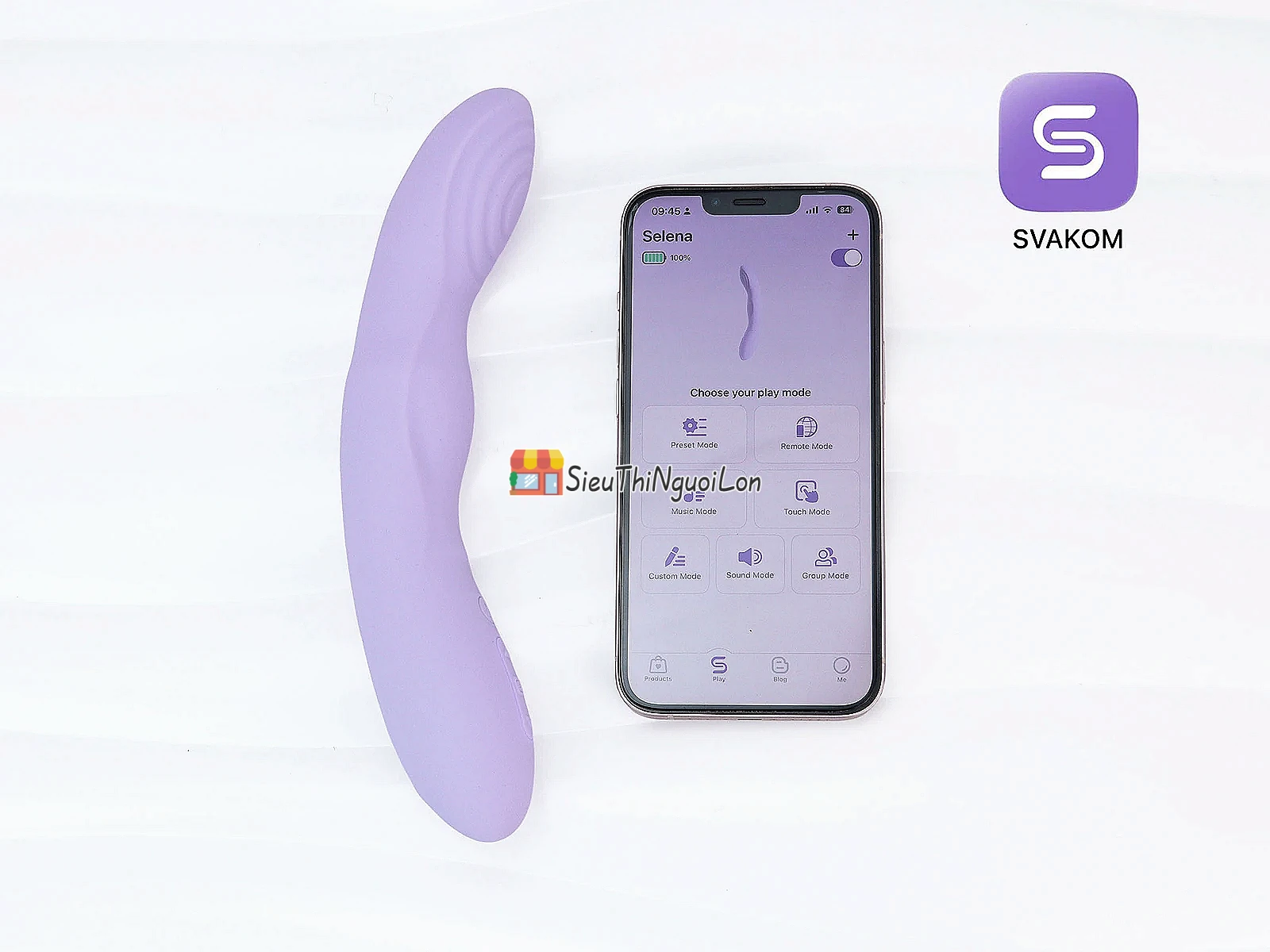 Máy massage SVAKOM Selena rung thụt sưởi ấm điều khiển App cao cấp