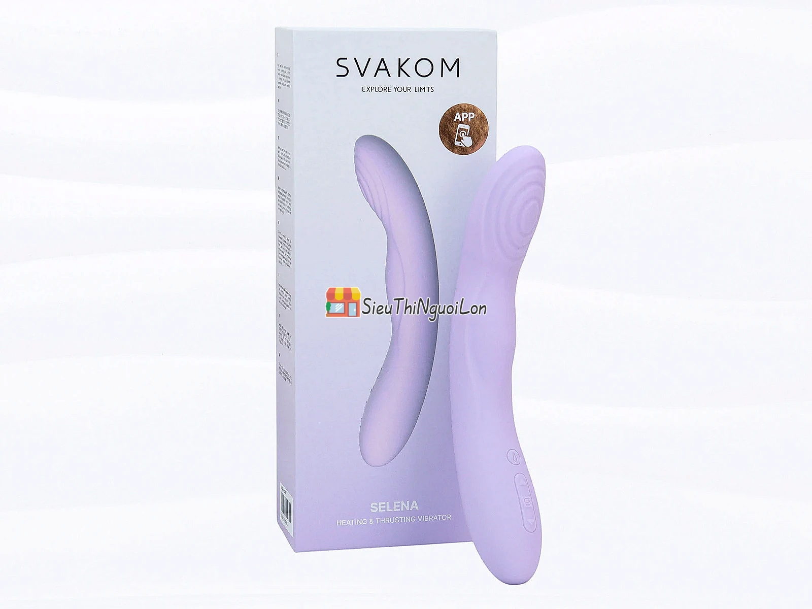Máy massage SVAKOM Selena rung thụt sưởi ấm điều khiển App cao cấp