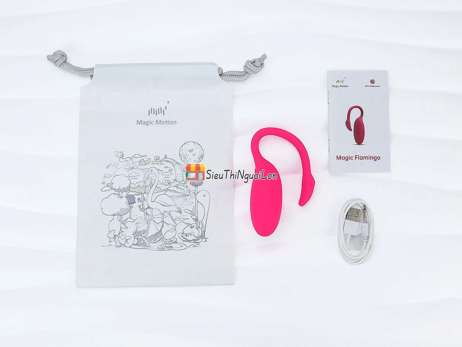 Trứng rung thiên nga Magic Motion điều khiển bằng smartphone hàng thật
