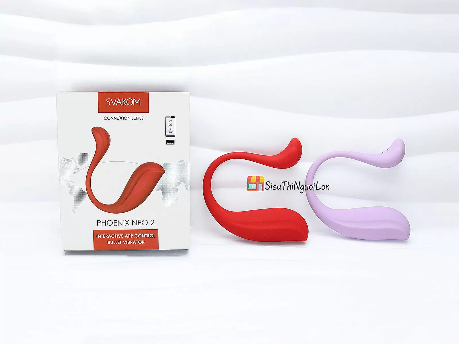 Trứng rung tình yêu Svakom Phoenix Neo 2 kết nối App điều khiển từ xa toàn cầu