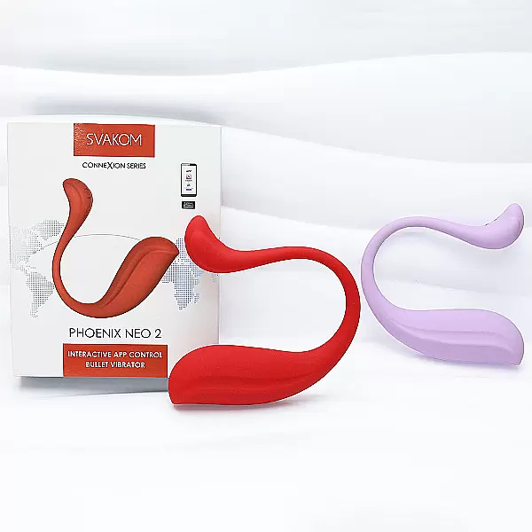 Trứng rung tình yêu Svakom Phoenix Neo 2 kết nối App điều khiển từ xa toàn cầu