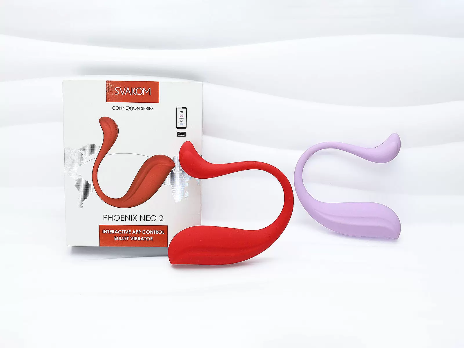 Trứng rung tình yêu Svakom Phoenix Neo 2 kết nối App điều khiển từ xa toàn cầu