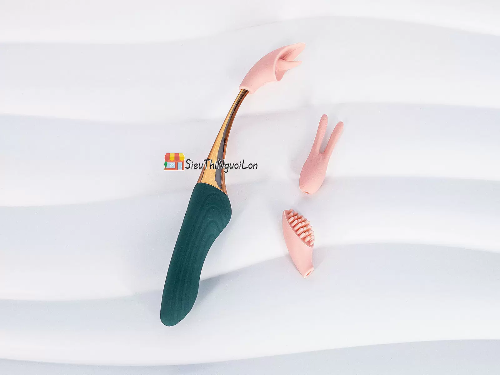 Máy massage điểm G 3 đầu pin sạc nhỏ gọn