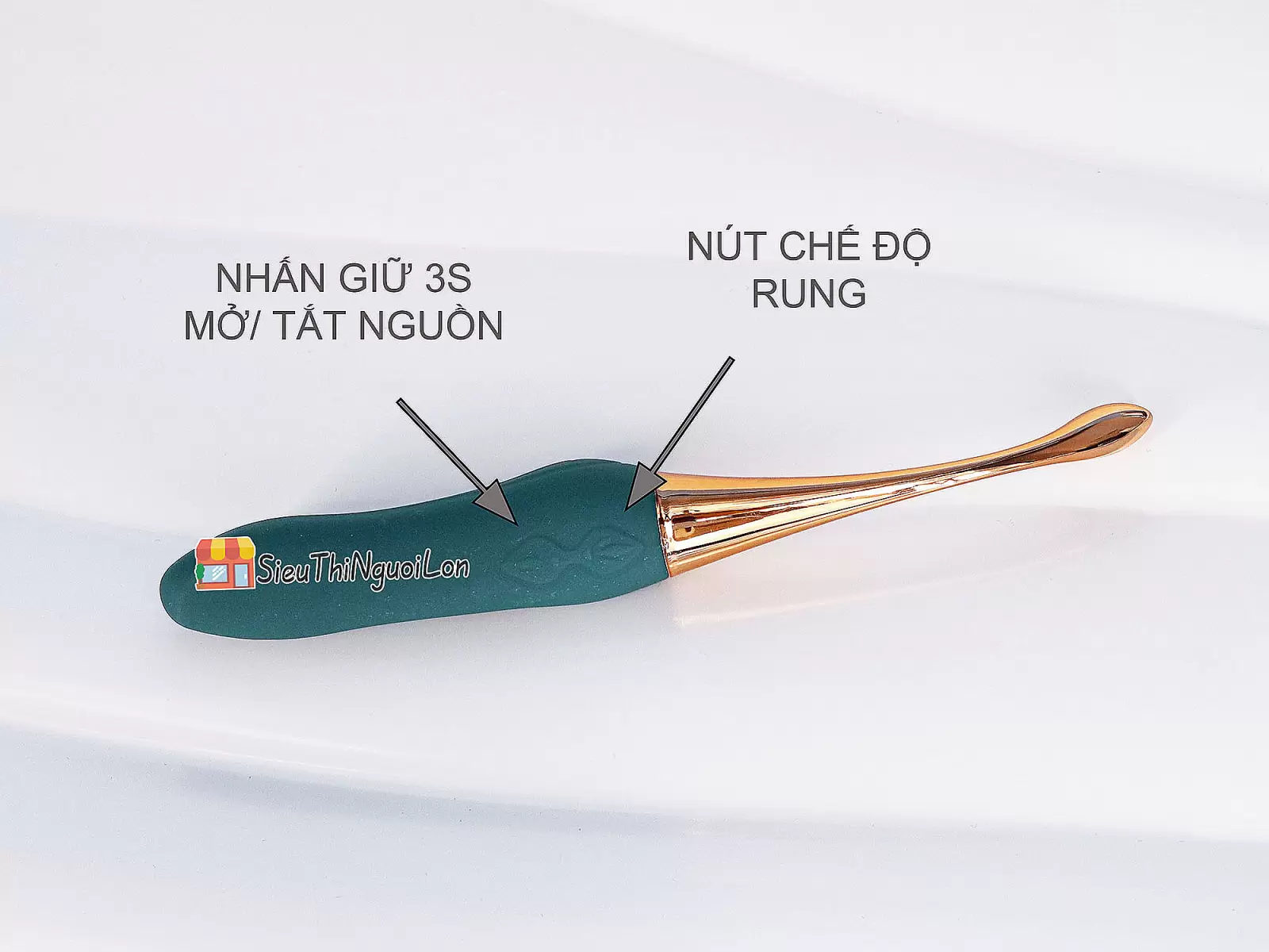 Máy massage điểm G 3 đầu pin sạc nhỏ gọn