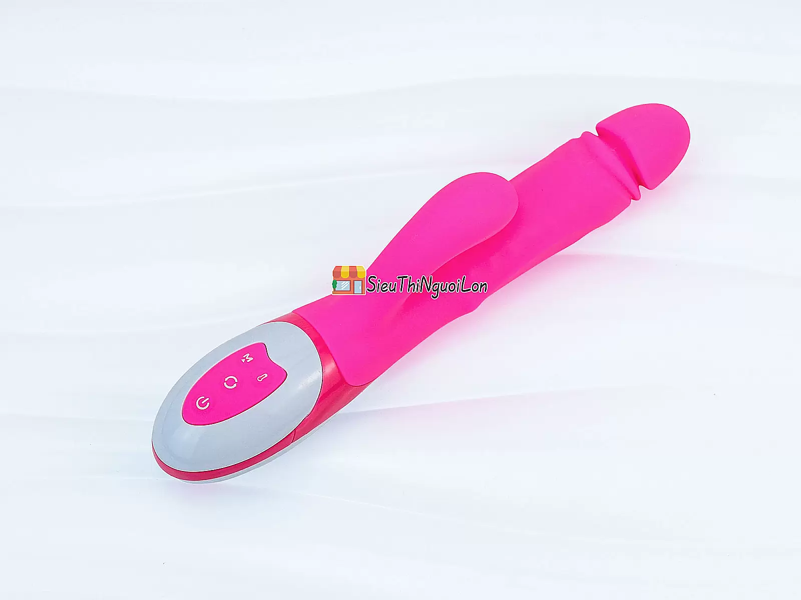 Dương vật giả Nalone Wave ấm nóng cao cấp có bi rung giật pin sạc