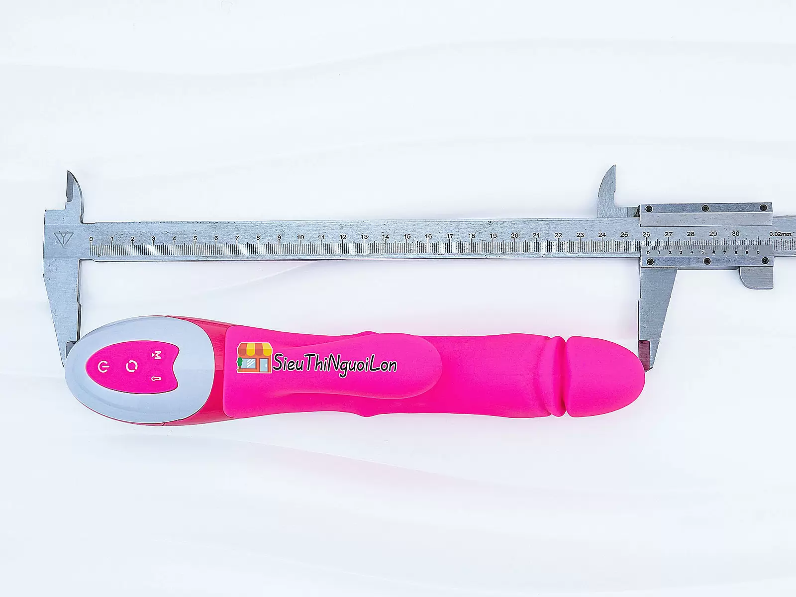 Dương vật giả Nalone Wave ấm nóng cao cấp có bi rung giật pin sạc