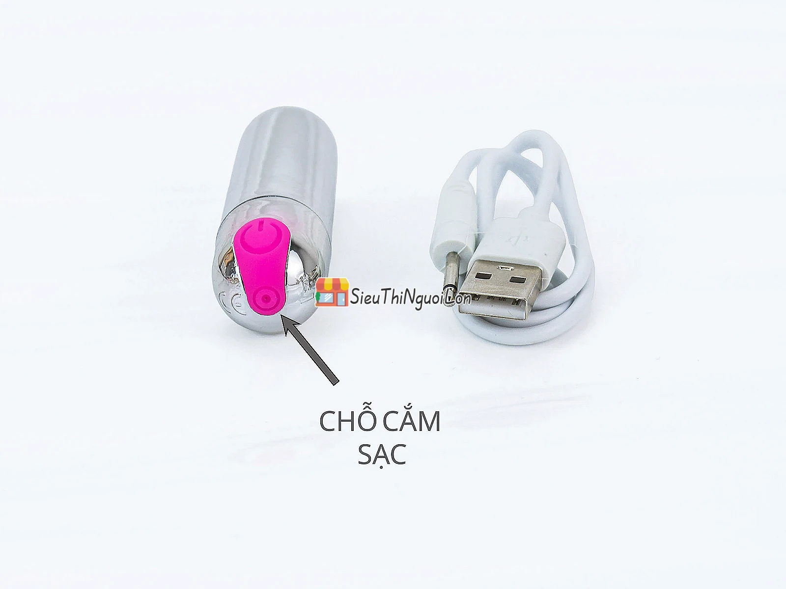 Trứng rung tình yêu viên đạn pin sạc