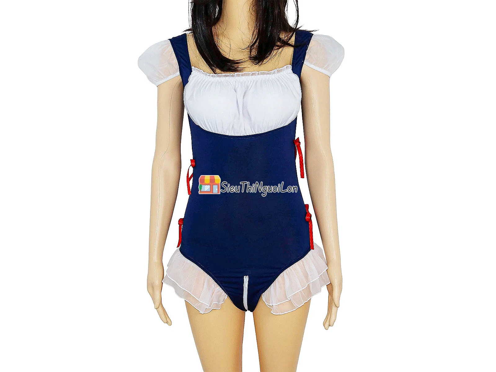 Bộ đồ chơi bạo dâm váy liền thân COSPLAY quyến rũ