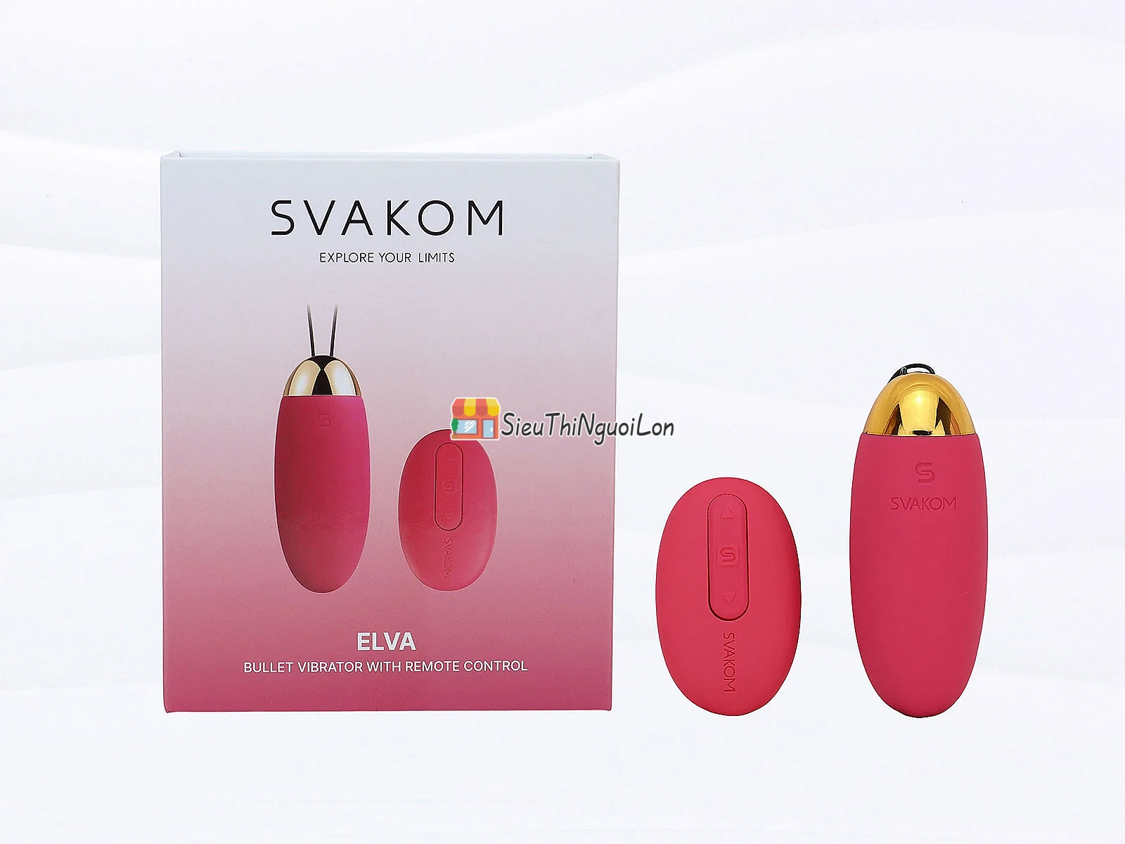 Trứng rung tình yêu Svakom ELVA pin sạc nhập khẩu USA