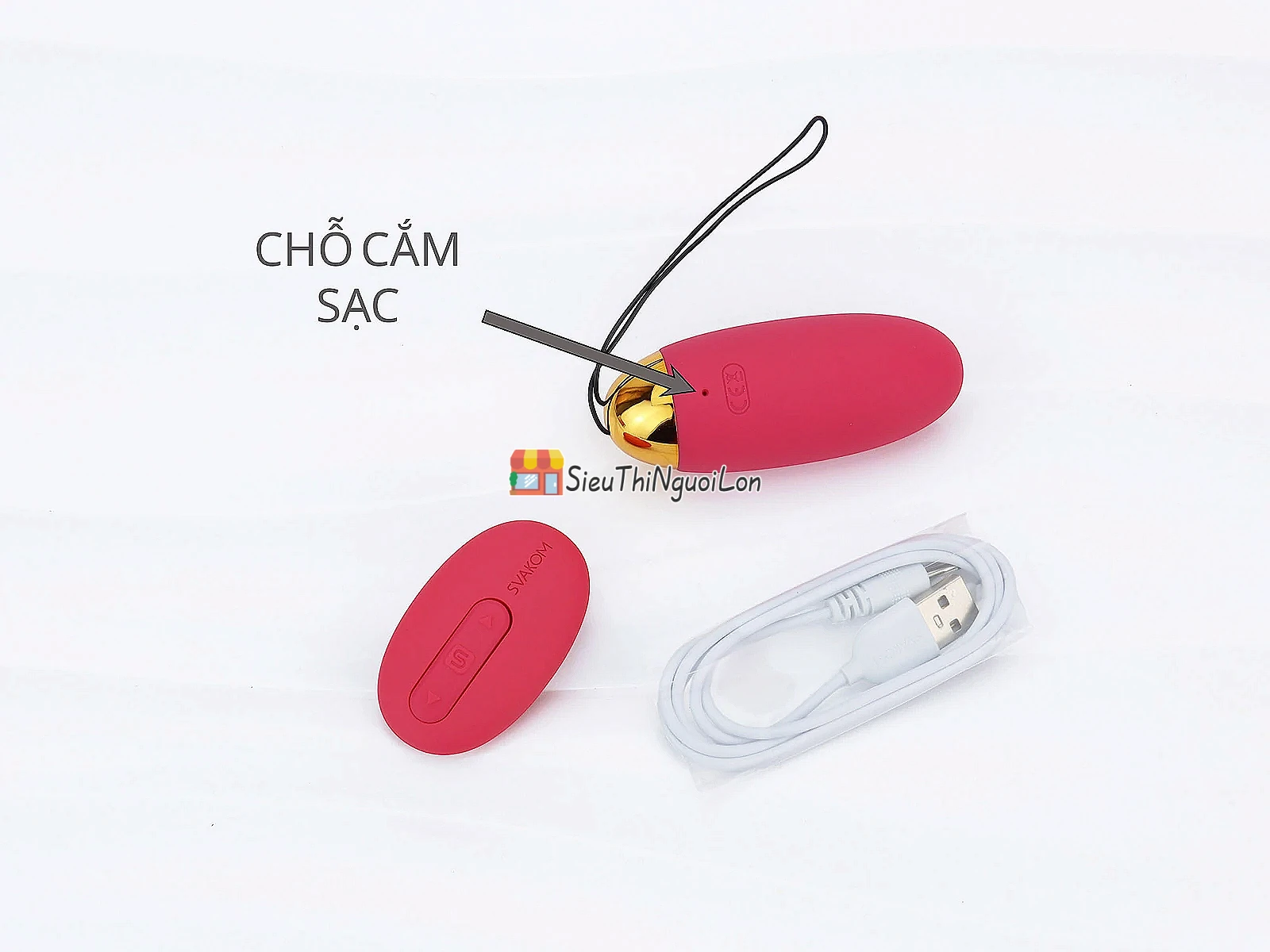 Trứng rung tình yêu Svakom ELVA pin sạc nhập khẩu USA