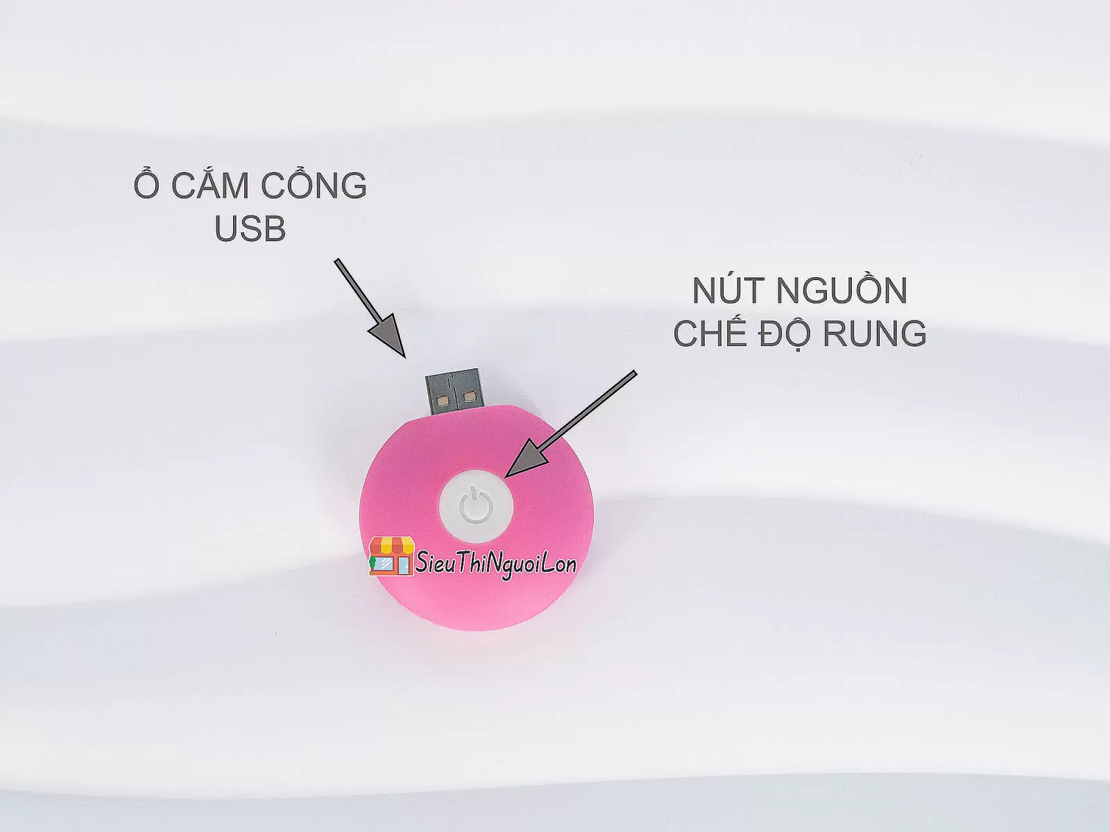 Trứng rung tình yêu 1 đầu pin rời