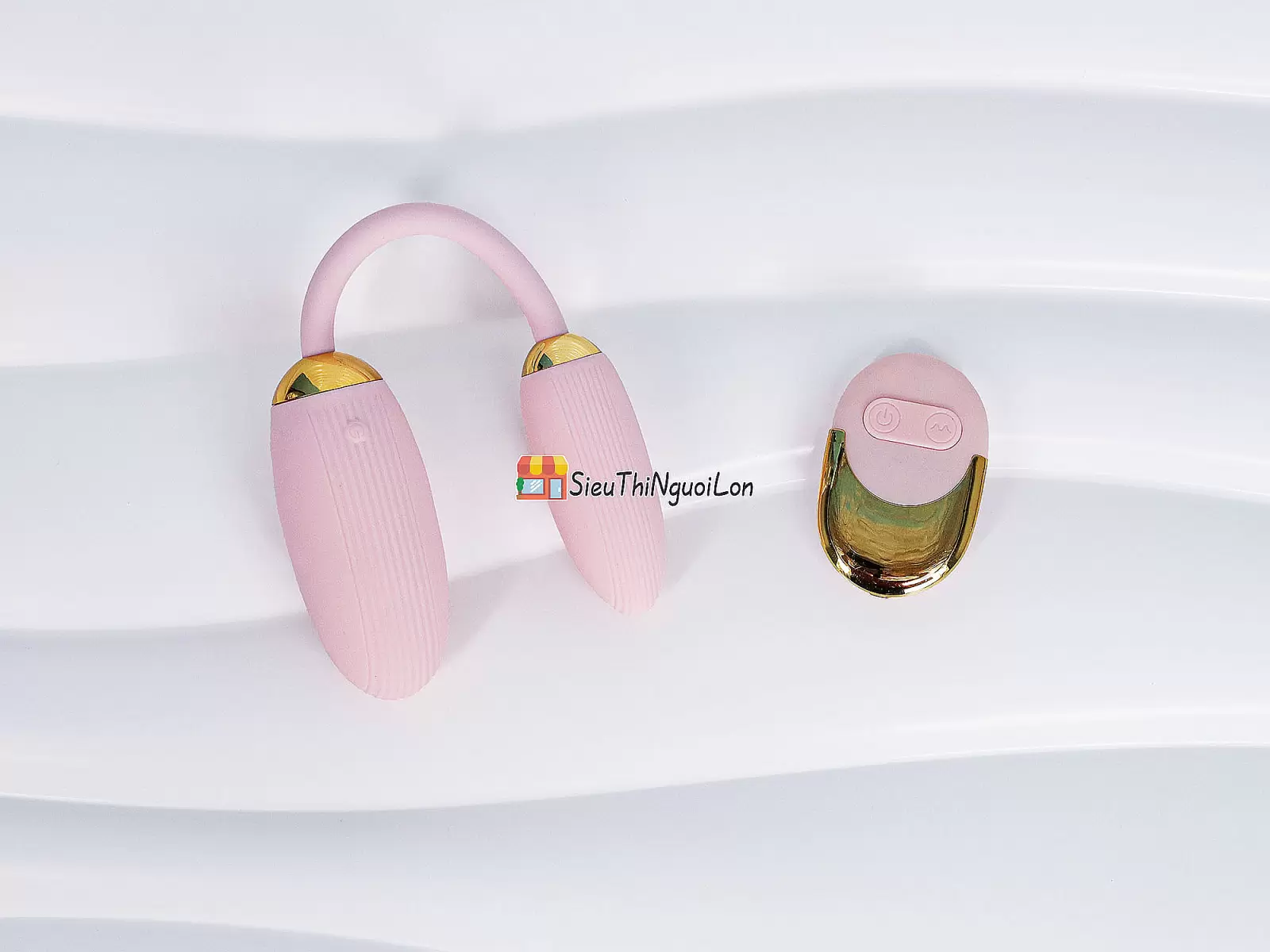 Trứng rung 2 đầu Ankni điều khiển từ xa