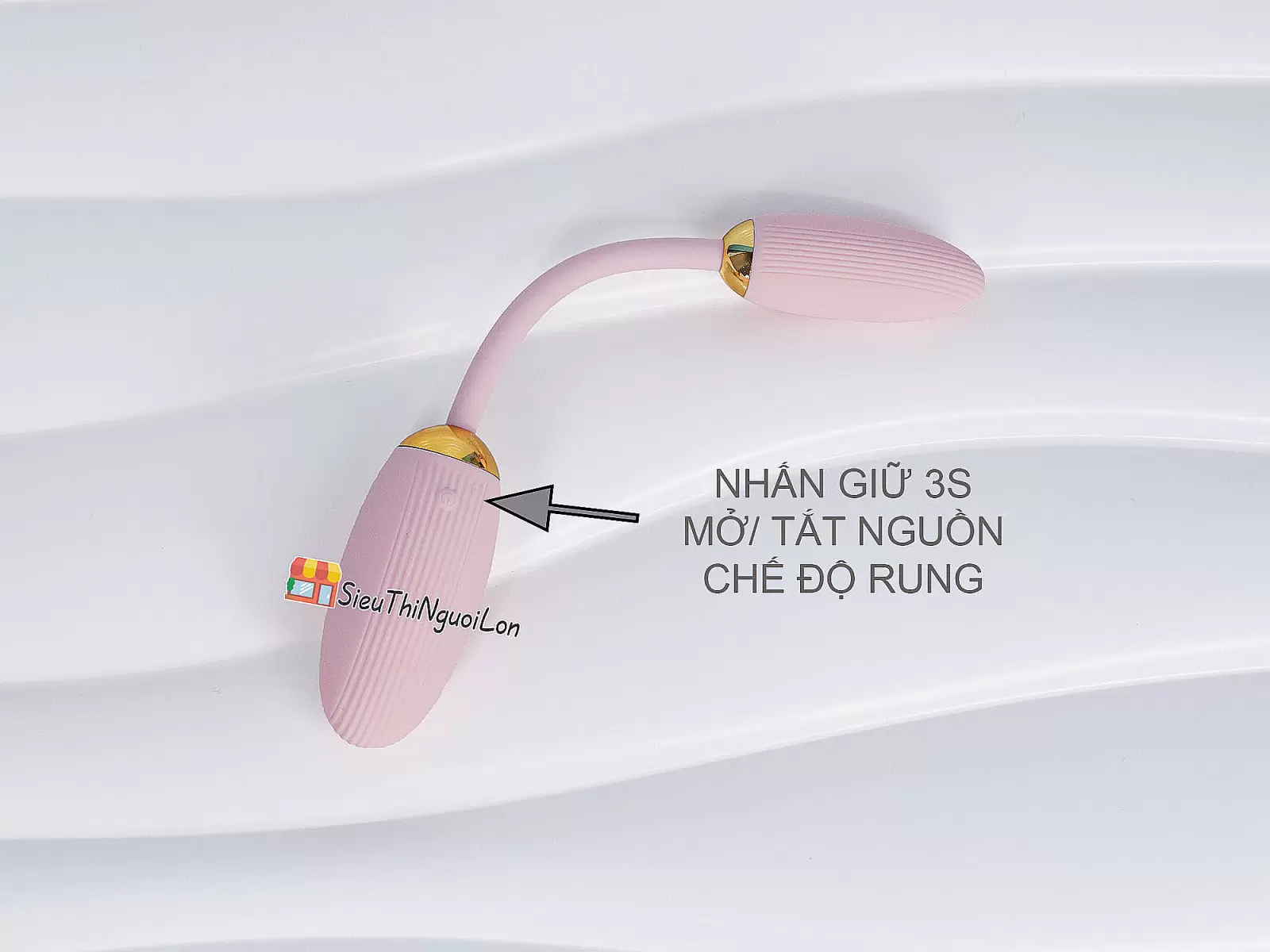 Trứng rung 2 đầu Ankni điều khiển từ xa