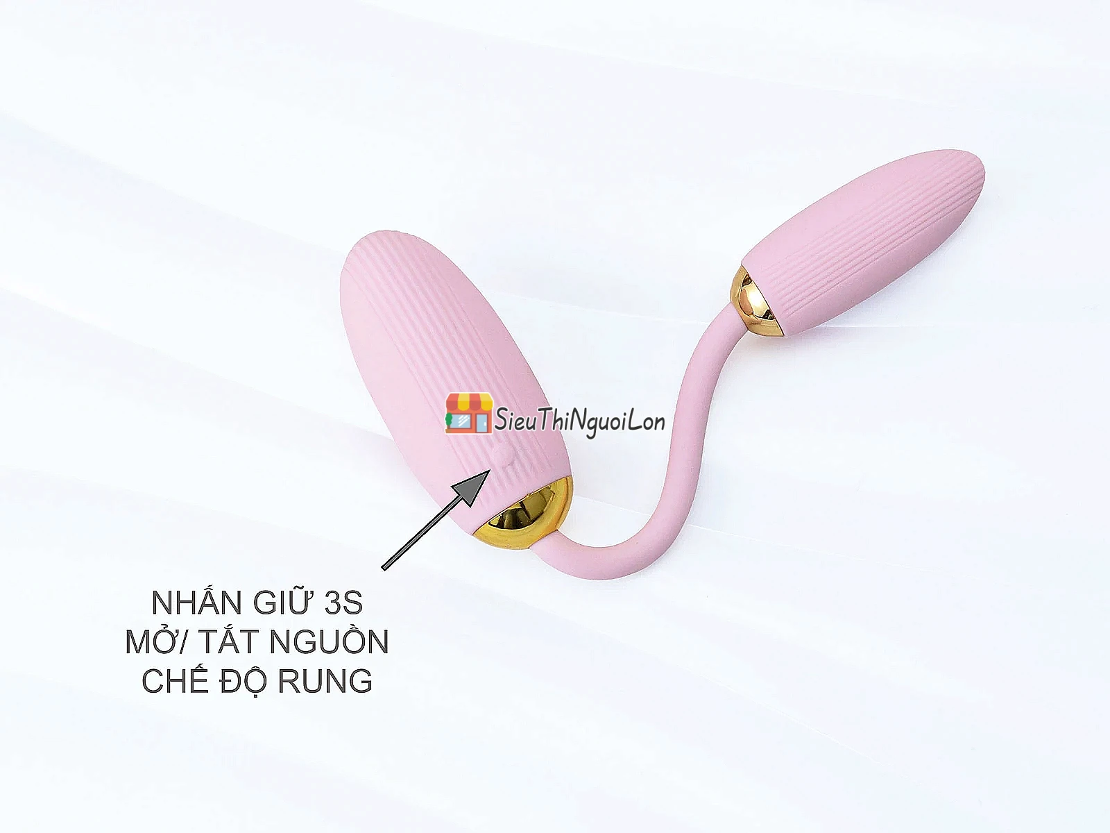 Trứng rung 2 đầu Ankni kèm điều khiển từ xa