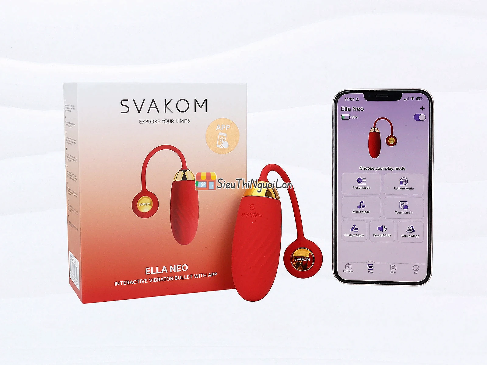 Trứng rung tình yêu Svakom Ella Neo điều khiển Smartphone