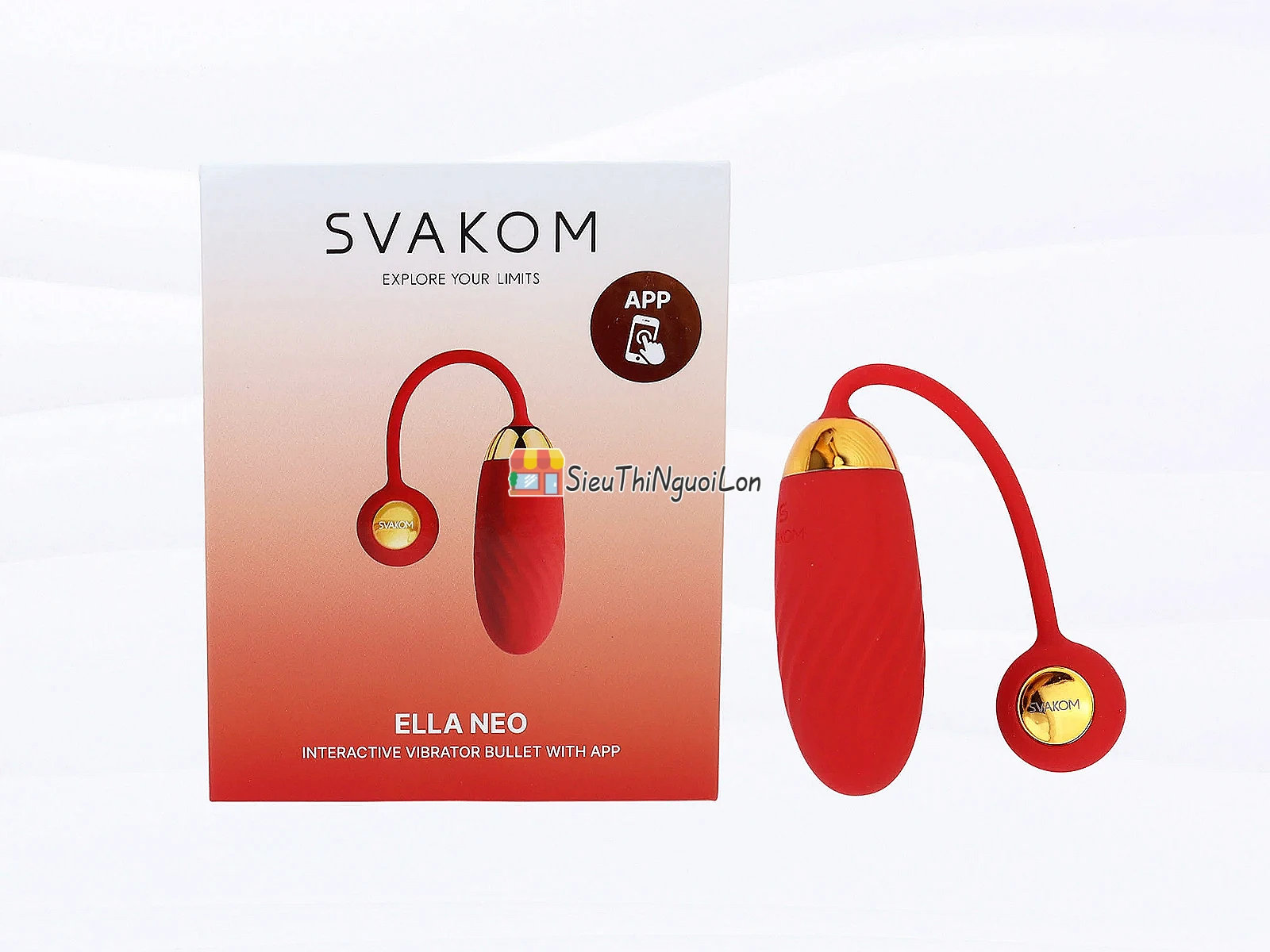 Trứng rung tình yêu Svakom Ella Neo điều khiển Smartphone
