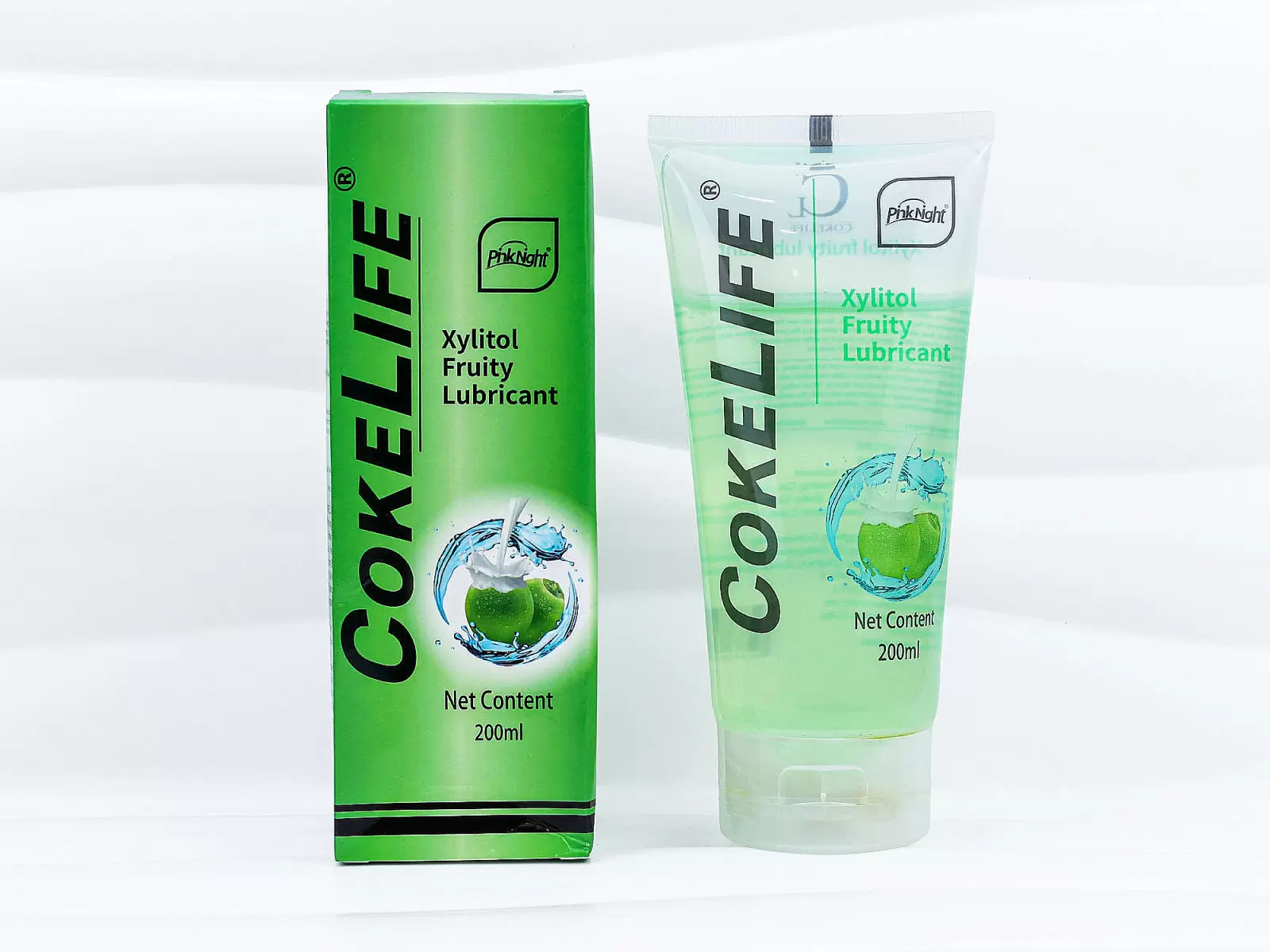 Gel b&ocirc;i trơn hương dừa COKELIFE Xylitol Fruity Lubricant 200ml
