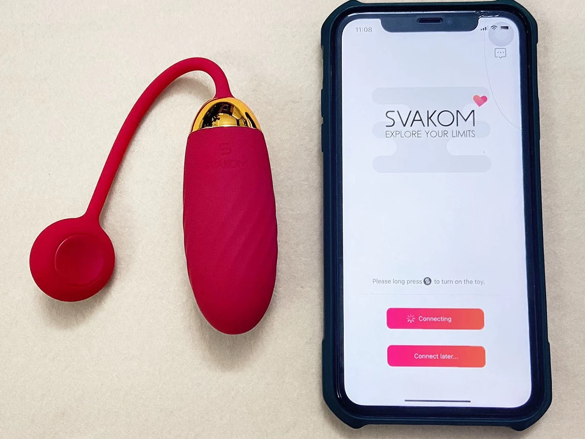 Trứng rung tình yêu pin sạc Svakom Ella điều khiển Smartphone hàng USA