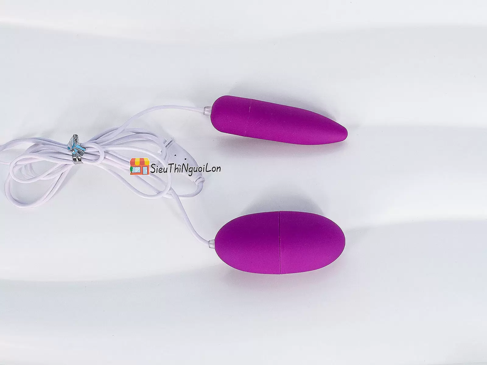 Trứng rung tình yêu 2 đầu MiChao pin sạc rung cực mạnh