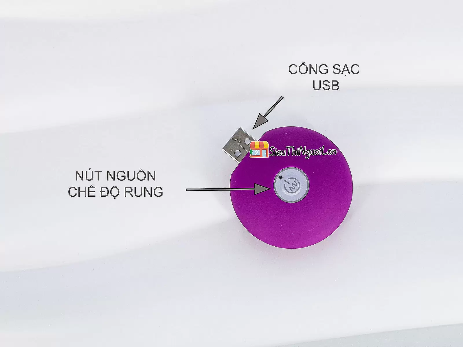 Trứng rung tình yêu 2 đầu MiChao pin sạc rung cực mạnh