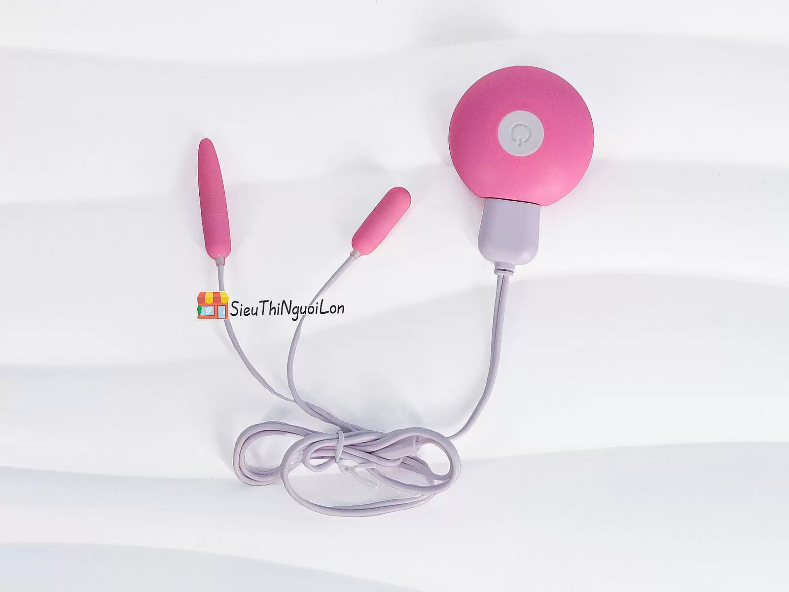 Trứng rung tình yêu 2 đầu siêu nhỏ pin sạc
