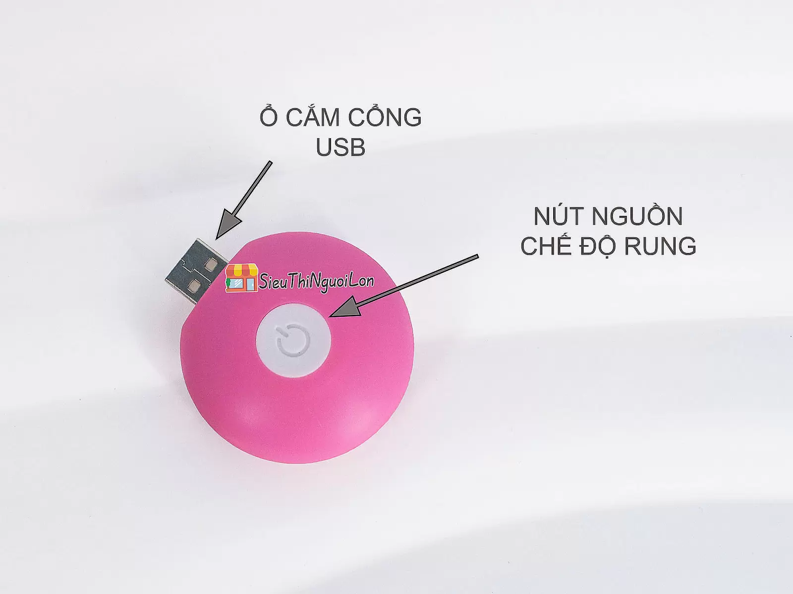 Trứng rung tình yêu 2 đầu siêu nhỏ pin sạc
