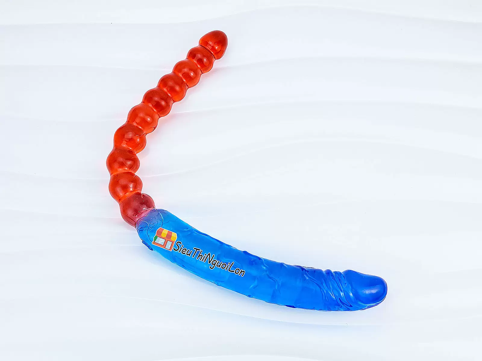 Dương vật giả 2 đầu dương vật và kích hậu xanh đỏ