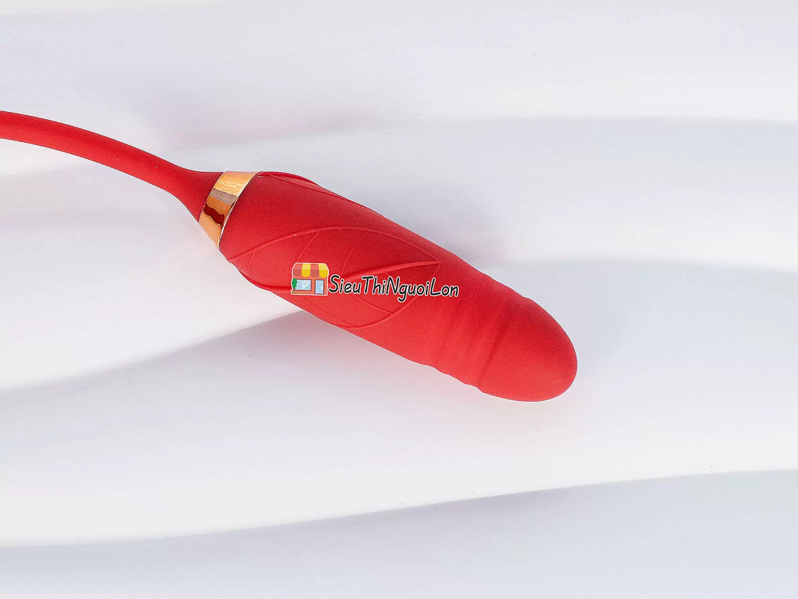 Trứng rung hoa hồng hai đầu lưỡi liếm và trứng rung thụt