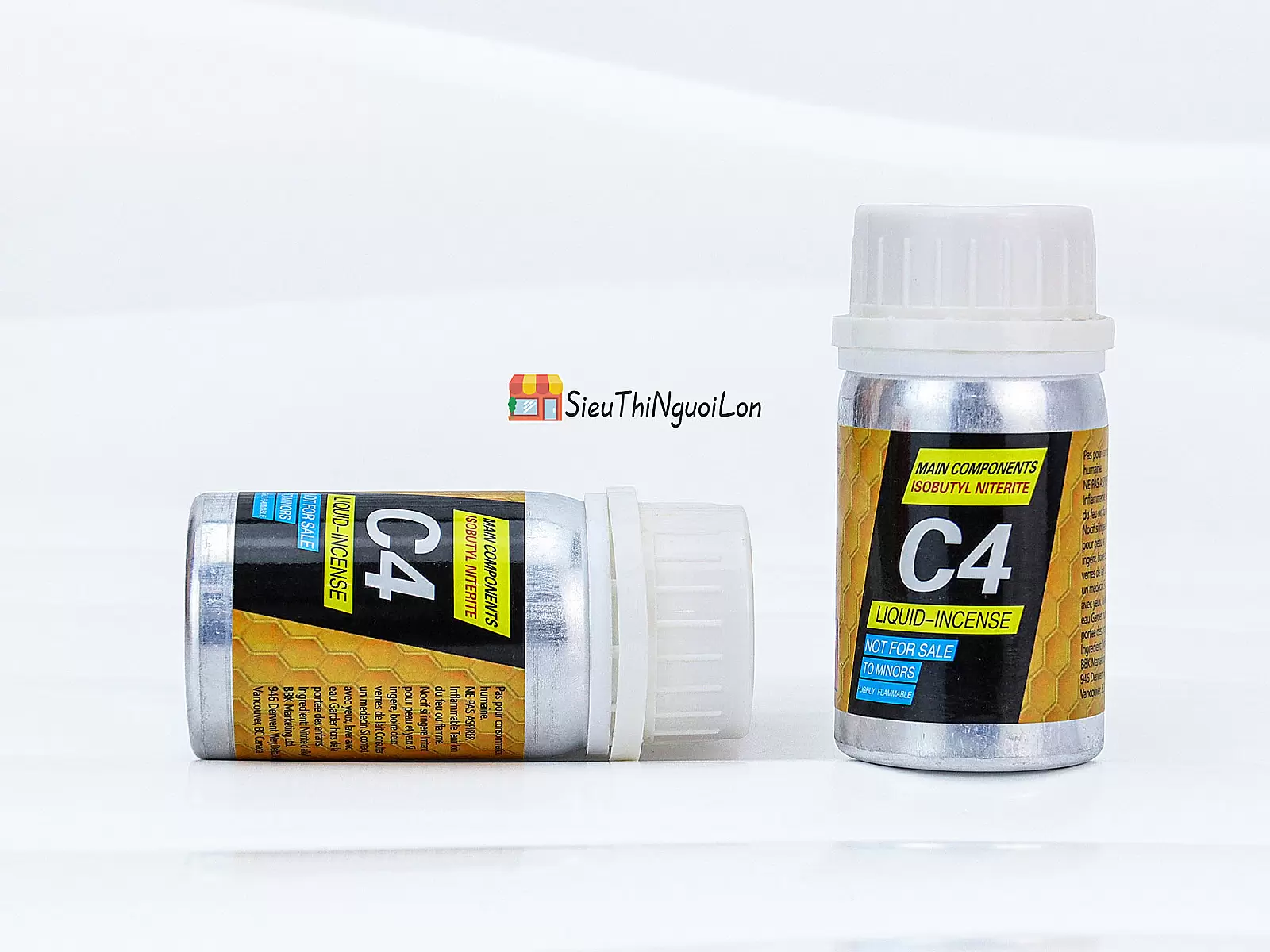 Chai hít khô C4 Liquid Incense tăng cảm giác hưng phấn lan tỏa, giúp cơ thể thư giãn tối đa