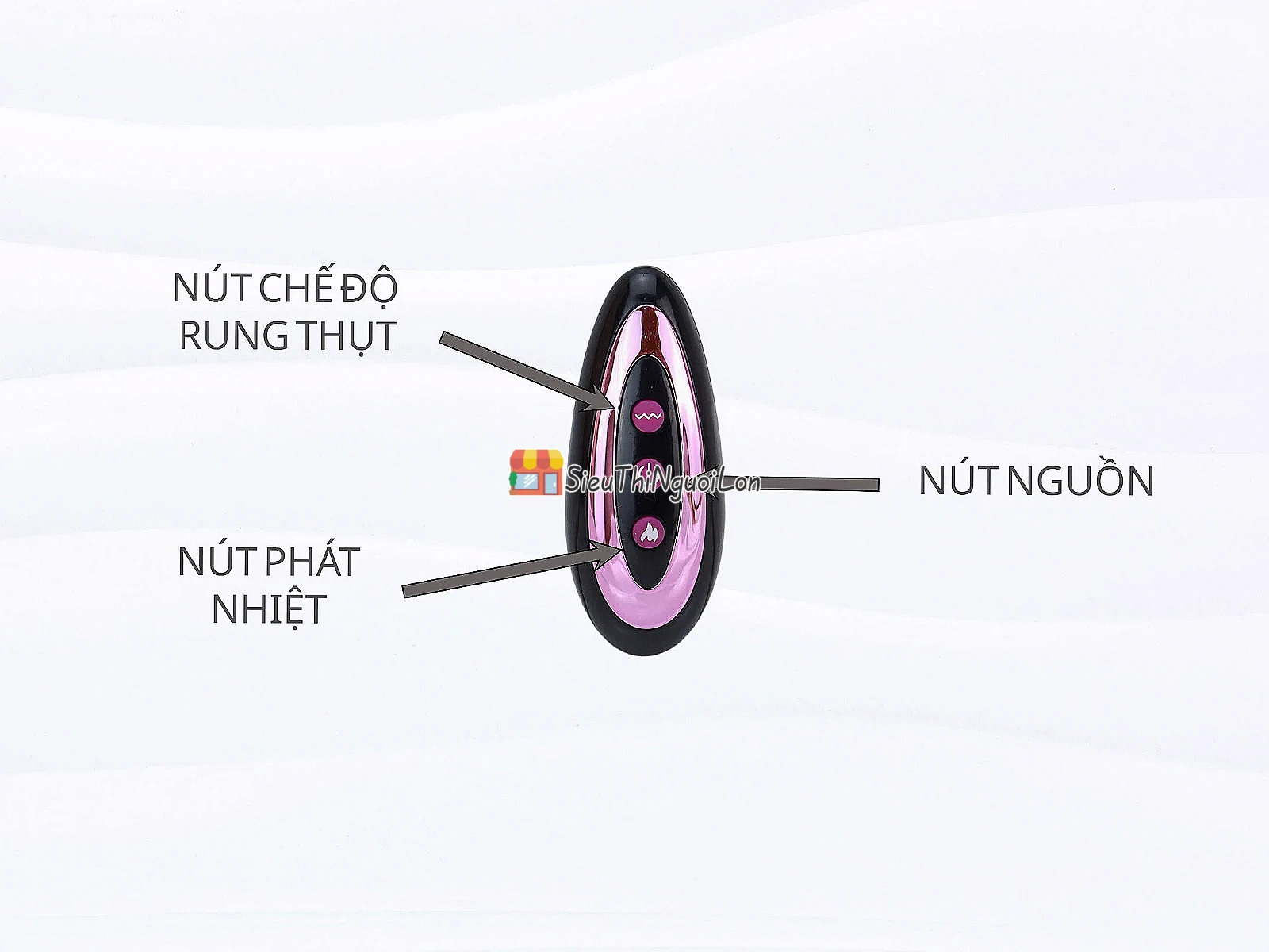 Dương vật giả rung thụt, phát nhiệt, có điều khiển từ xa MUHA