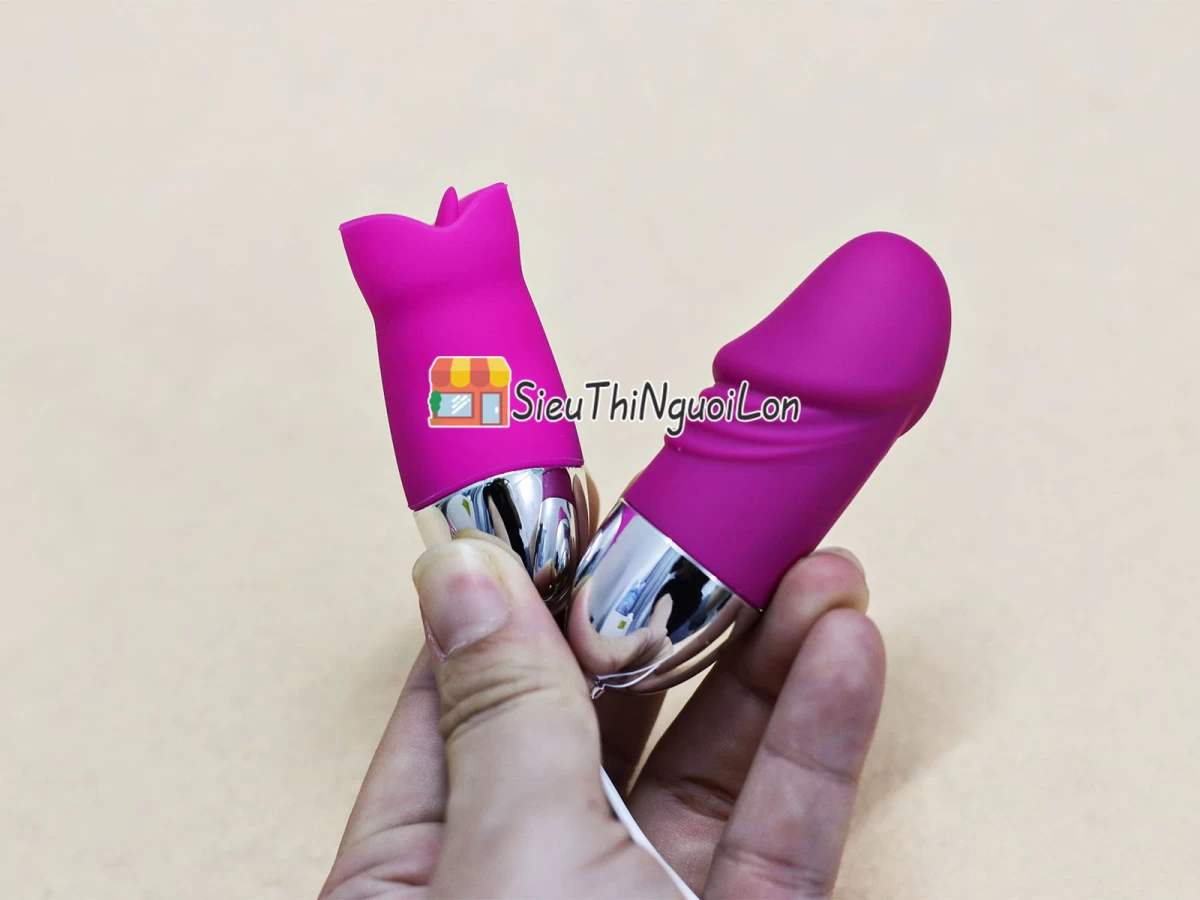 Trứng rung tình yêu mini 2 đầu Vibrating